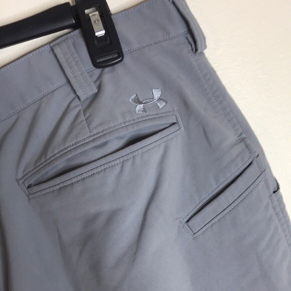 Under armor golf pants performance wear stretch flat mens size 34x32 - Picture 8 of 9